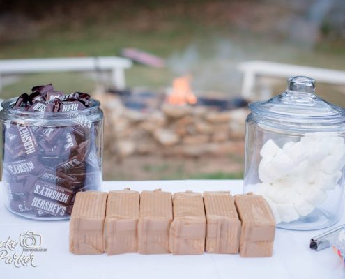 fire pit at New Beginnings